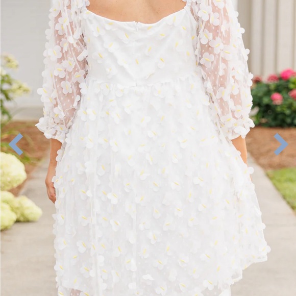 Chic Soul White Dress - Picture 3 of 3